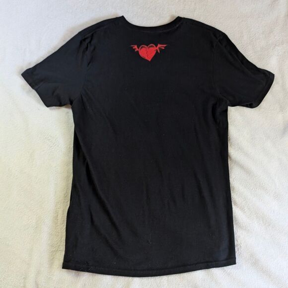 Yungblud Life on Mars Graphic T-Shirt Men's Unisex Medium Black Red Logo - Picture 3 of 6